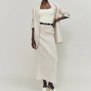 REFORMAITON GIA LINEN SKIRT